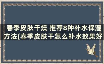 春季皮肤干燥 推荐8种补水保湿方法(春季皮肤干怎么补水效果好)